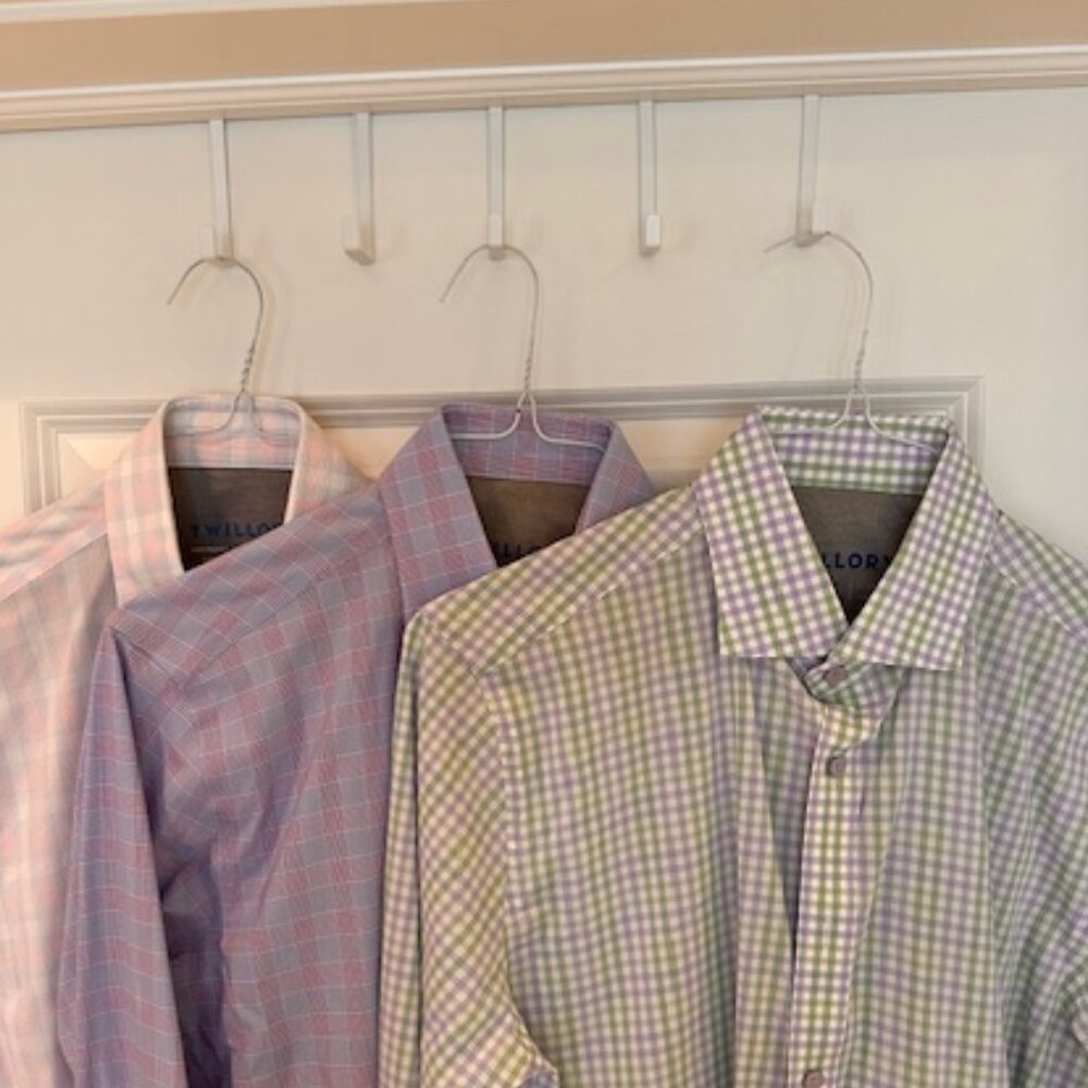 Lot of 3 Twillory Shirts Performance Fabric Tailored Fit (size 15.5 x 32/33)